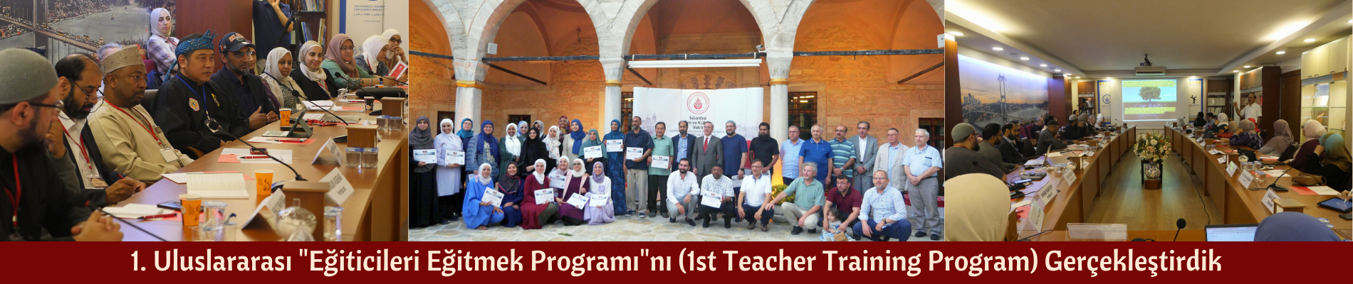 1. Uluslararası Eğiticileri Eğitmek Programını  (1st Teacher Training Program) Gerçekleştirdik